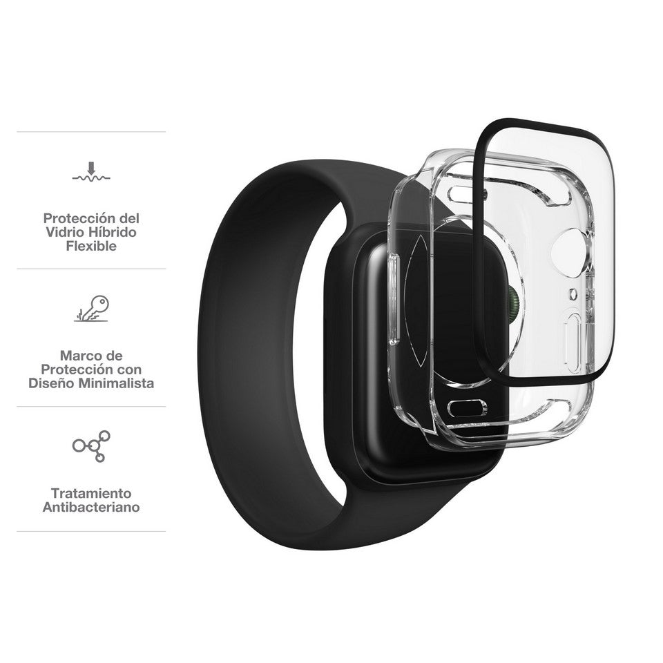 Lámina + Marco de protección Glass Fusion 360 para Apple Watch S7 (45 mm)