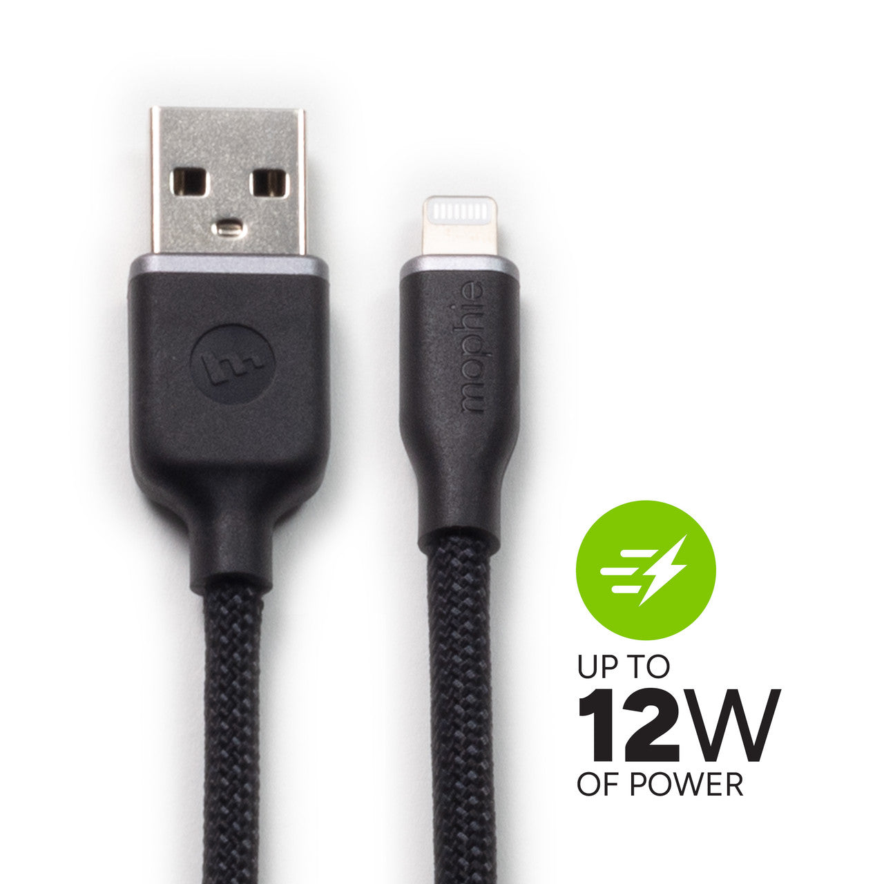 Cable USB-A a Lightning 1m carga hasta 12W para dispositivos Apple