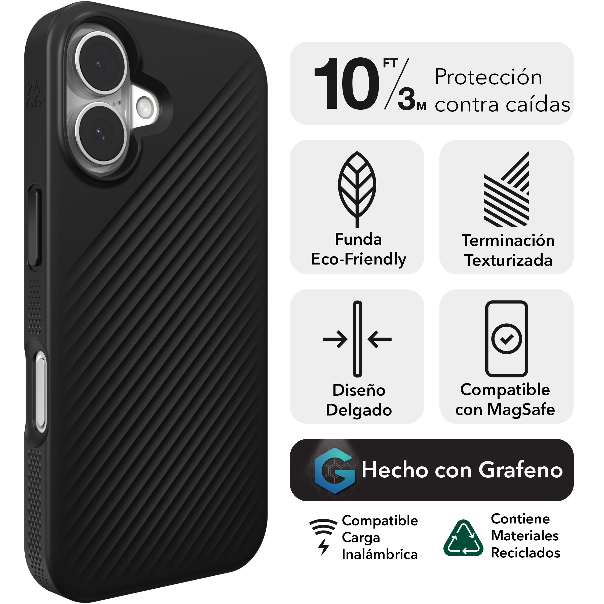 Carcasa Luxe Snap para iPhone 16