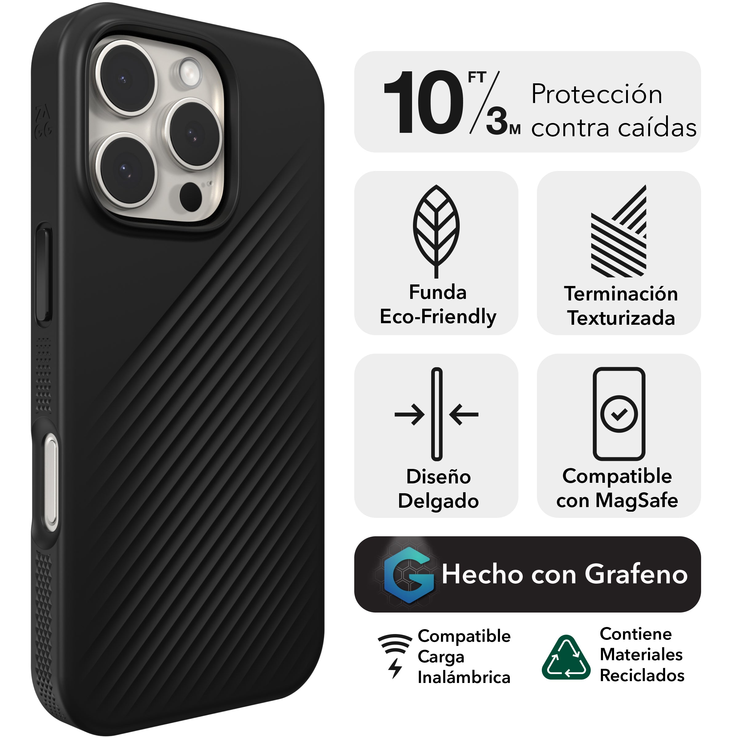 Carcasa Luxe Snap para iPhone 16 Pro Max