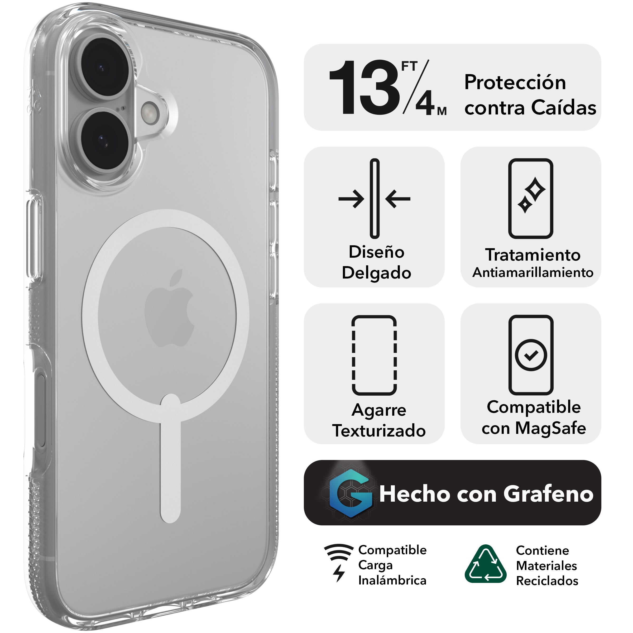 Carcasa Crystal Palace Snap para iPhone 16