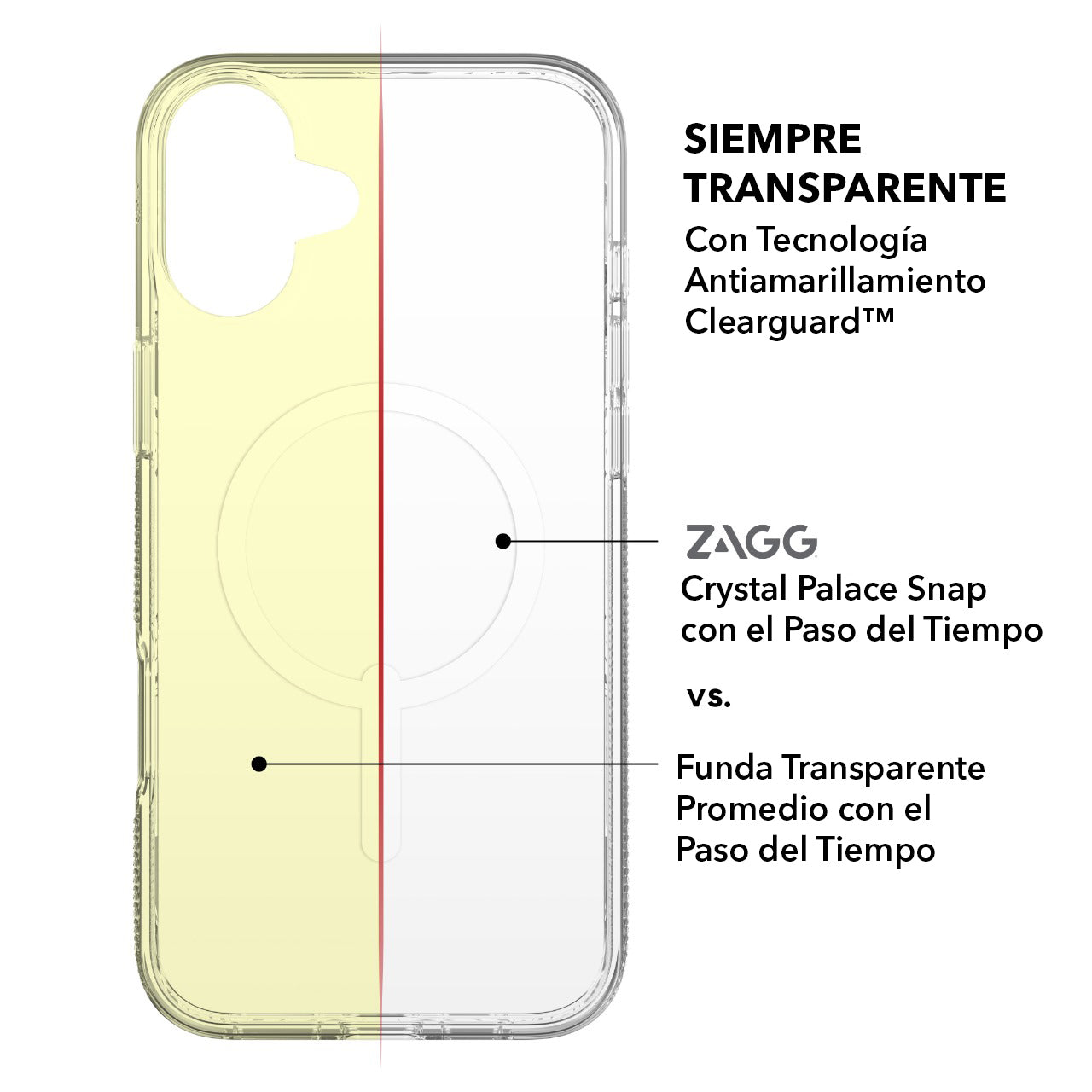 Carcasa Crystal Palace Snap para iPhone 16